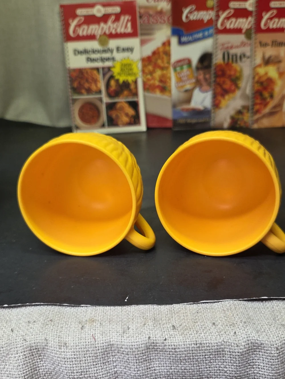 Campbell's Soup Thermos And 2 Dolly Dangle Mugs, 5 Recipe Books